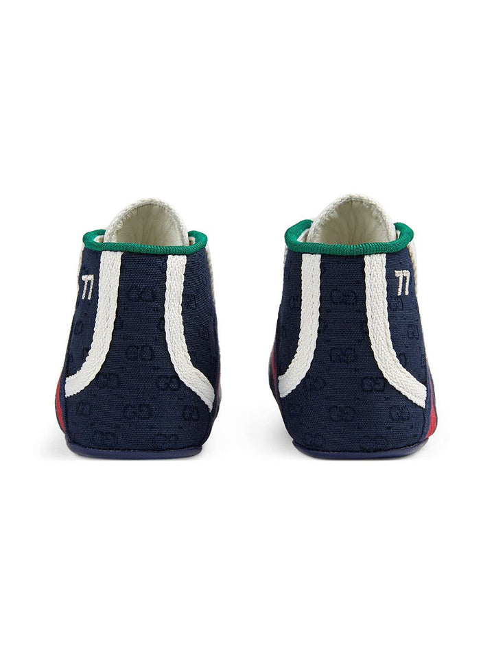Blue sneakers for newborns
