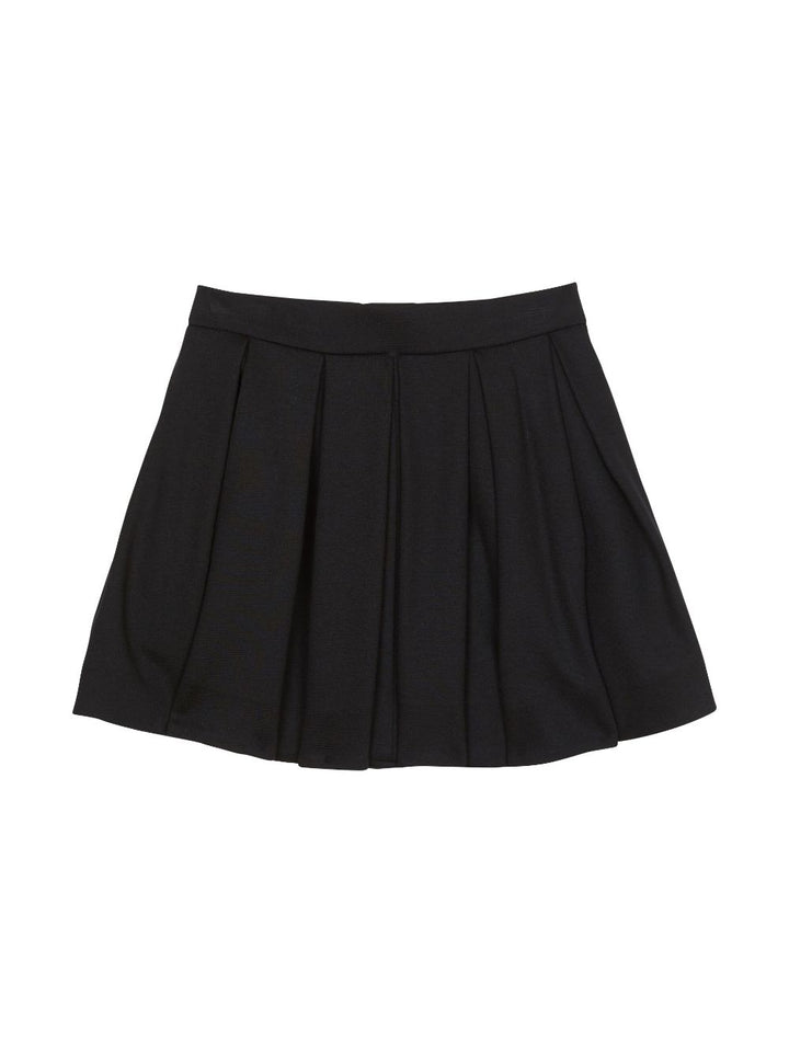 Black skirt for girls with gold buttons