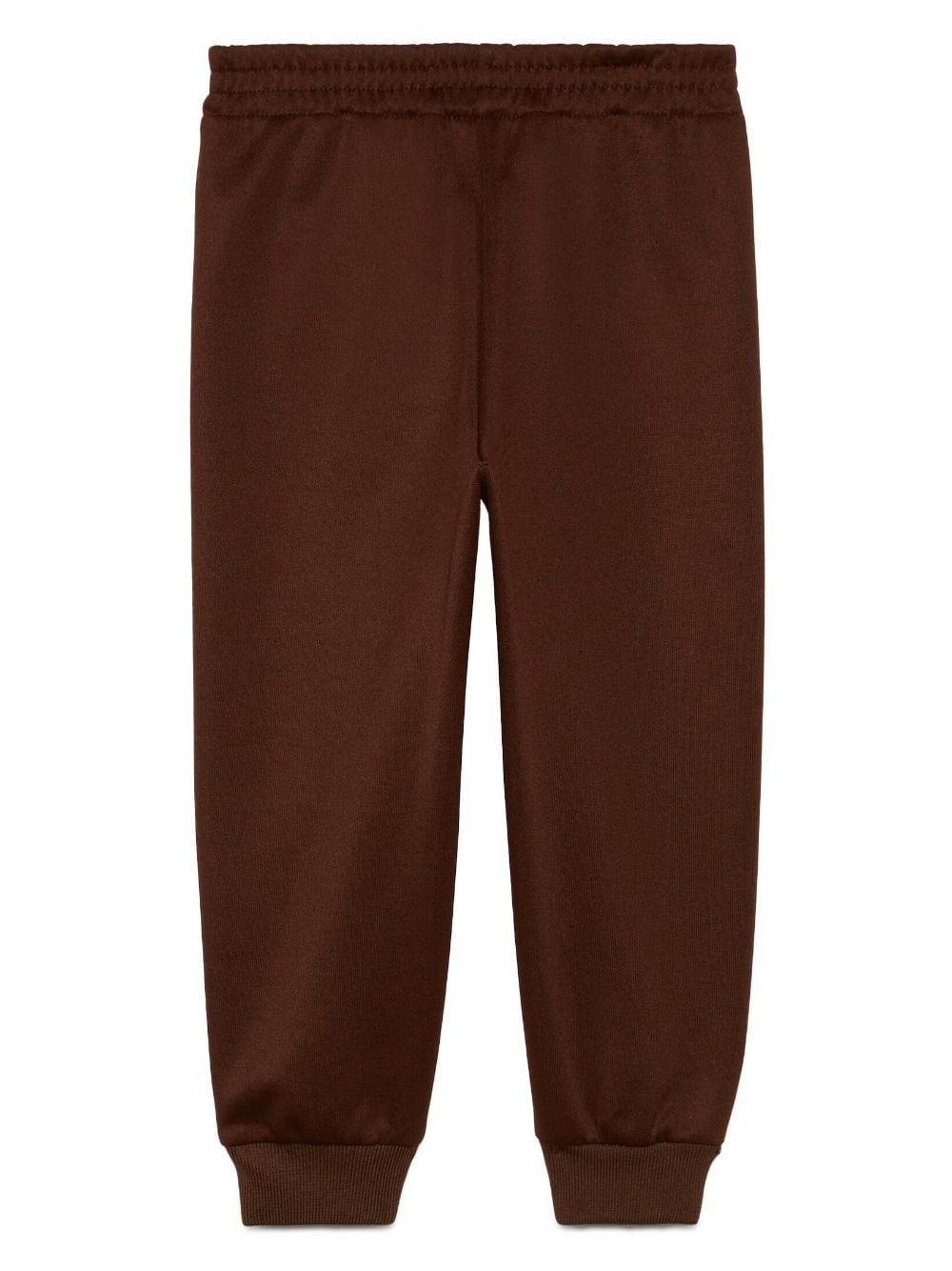 Beige and brown sports trousers for children
