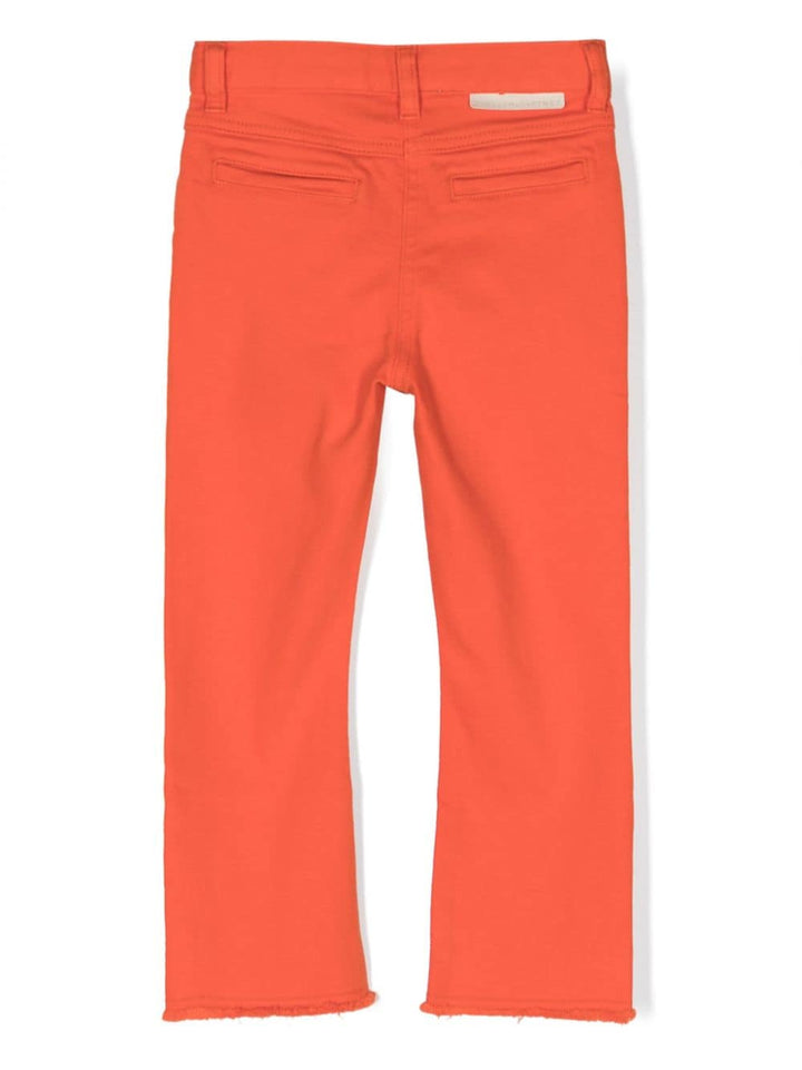 Jeans arancione per bambina