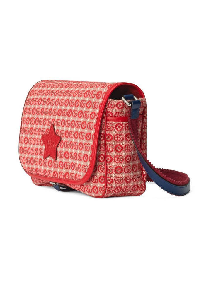 Red bag for girls with logo