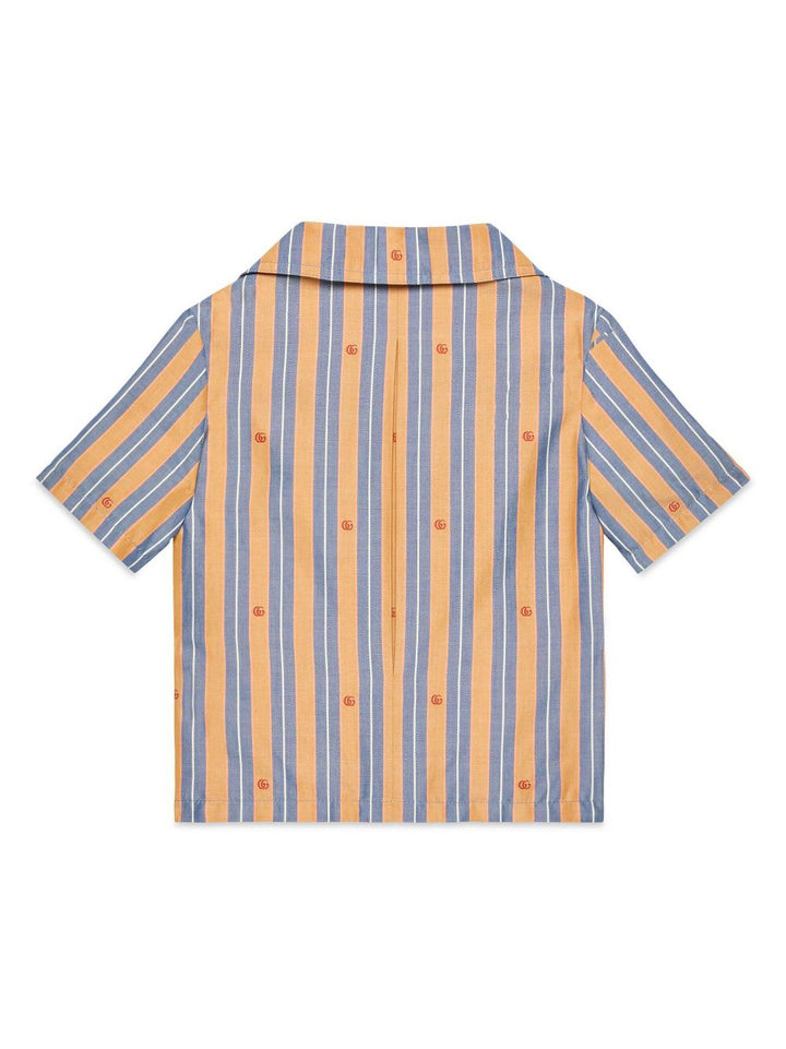 Orange and blue shirt for boys