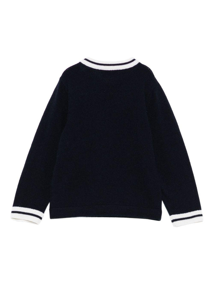 Maglione blu navy per bambino FX9500Z2362 621AV Fay Kids