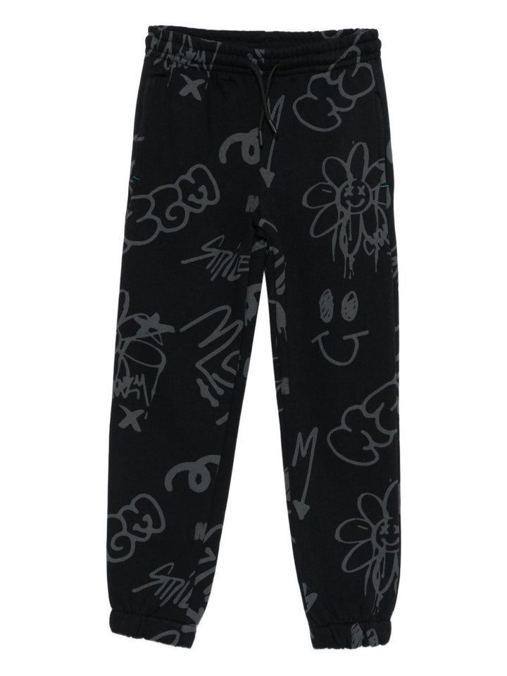 Pantalone nero per bambino F5MSJBFP245 110 Msgm Kids