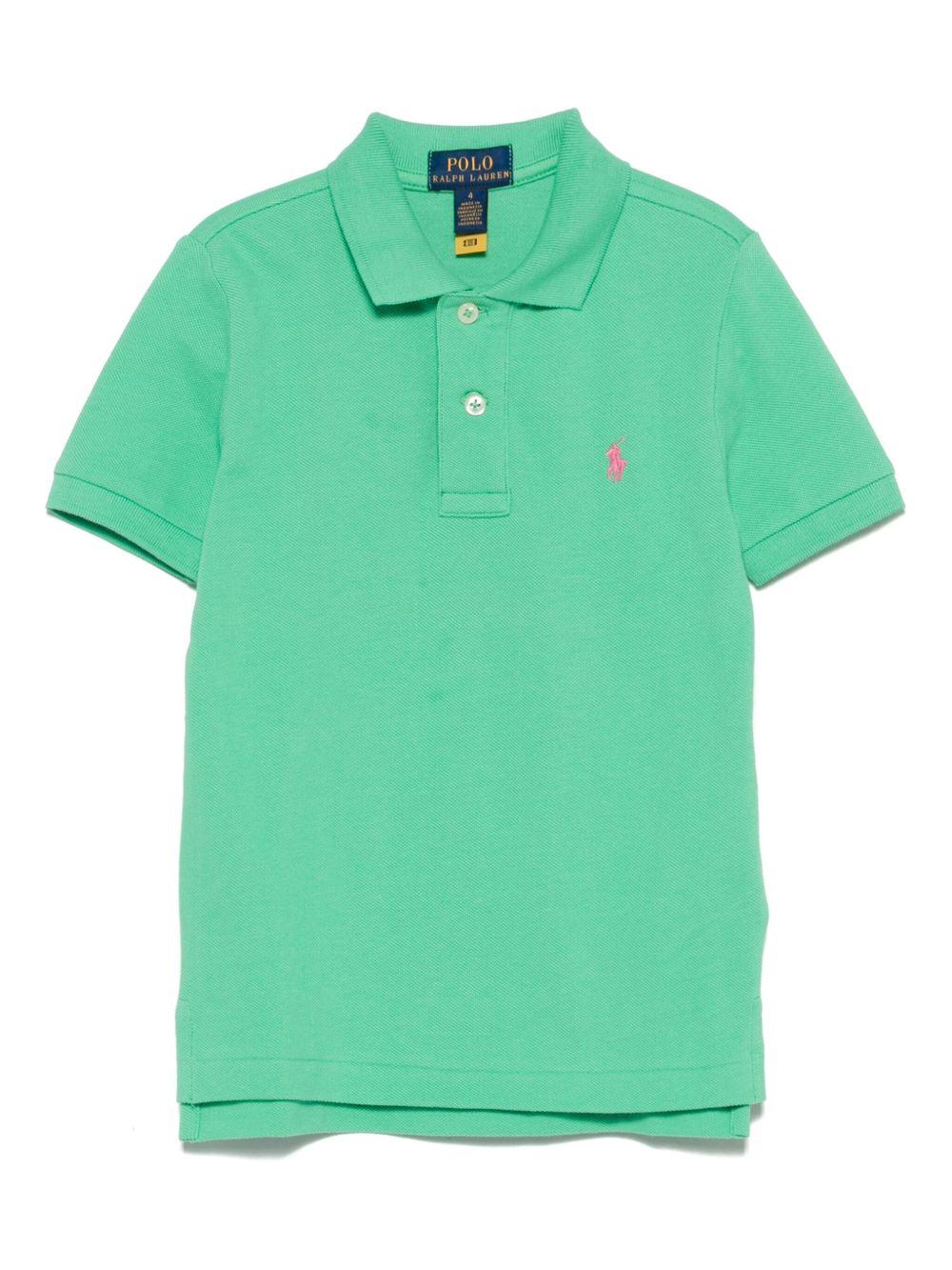 Polo verde brillante per bambino