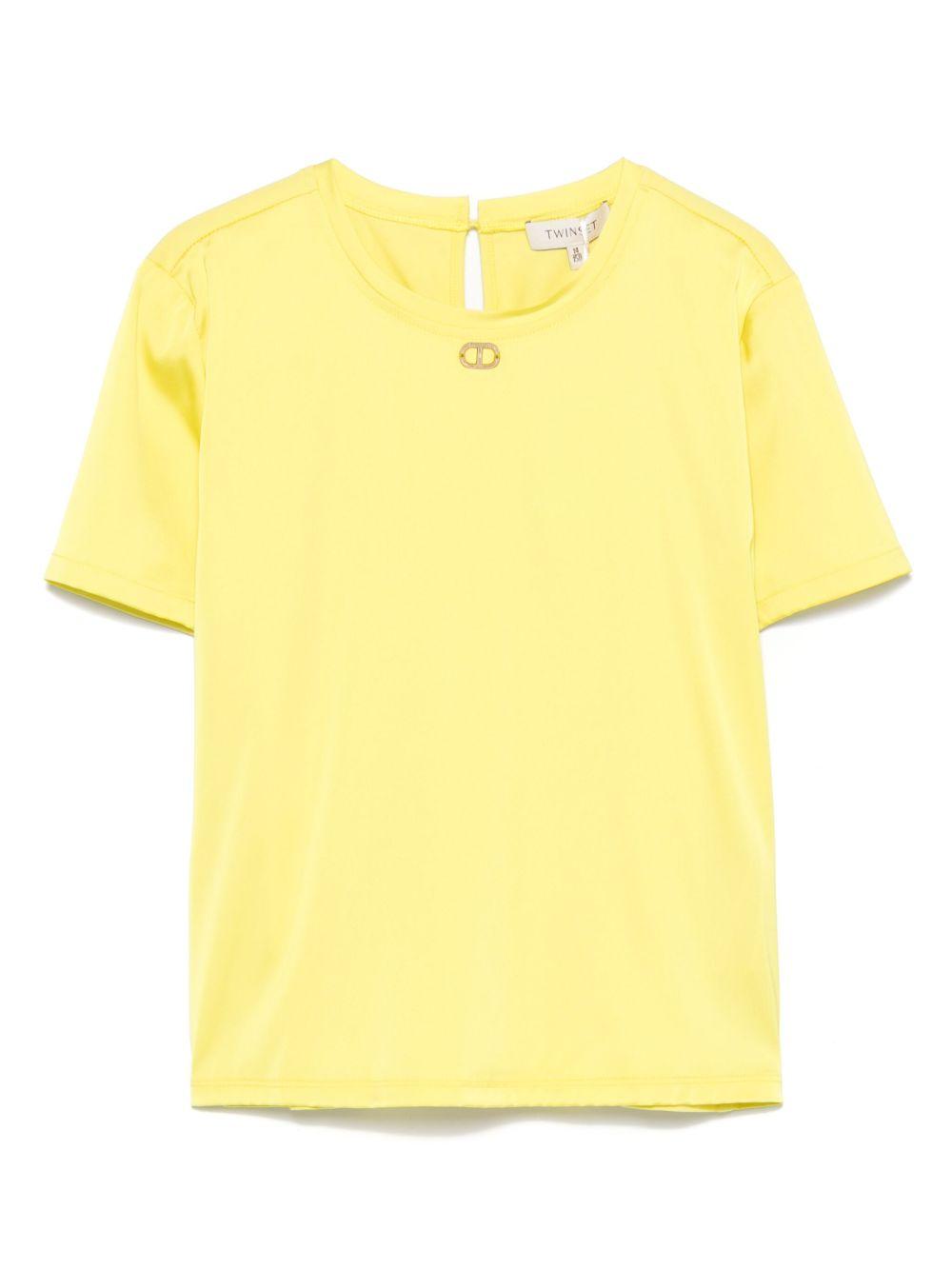 T-shirt giallo canarino per bambina