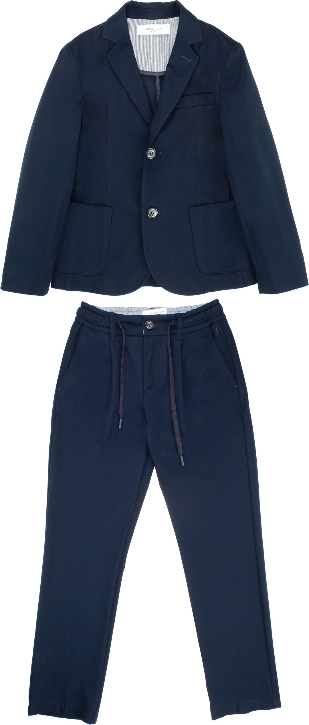 Completo elegante blu navy per bambino
