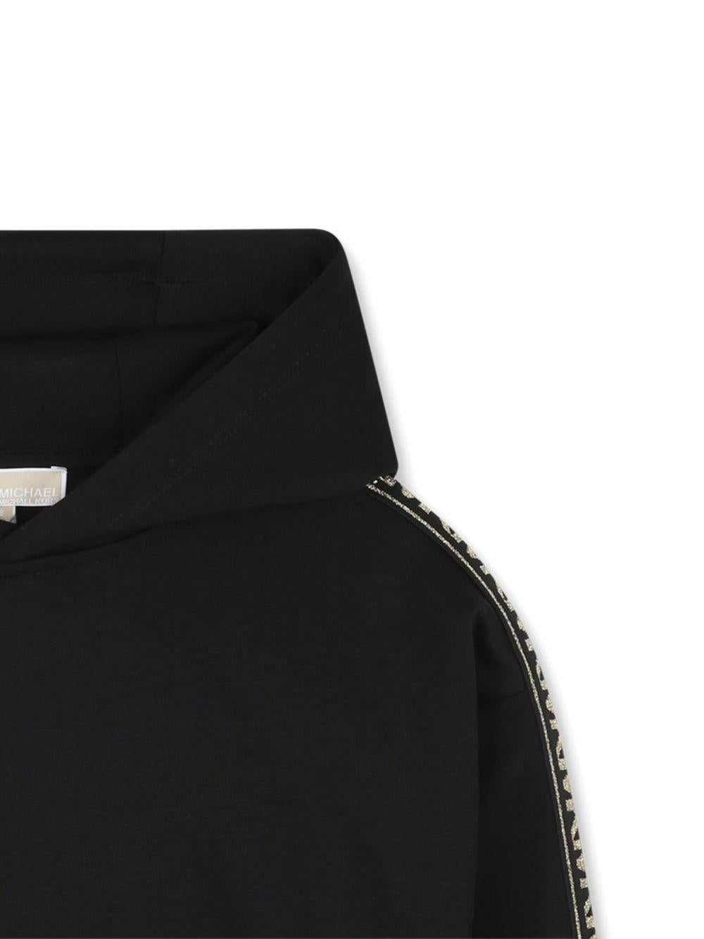 Felpa nera per bambino R30478 09B Michael Kors Kids