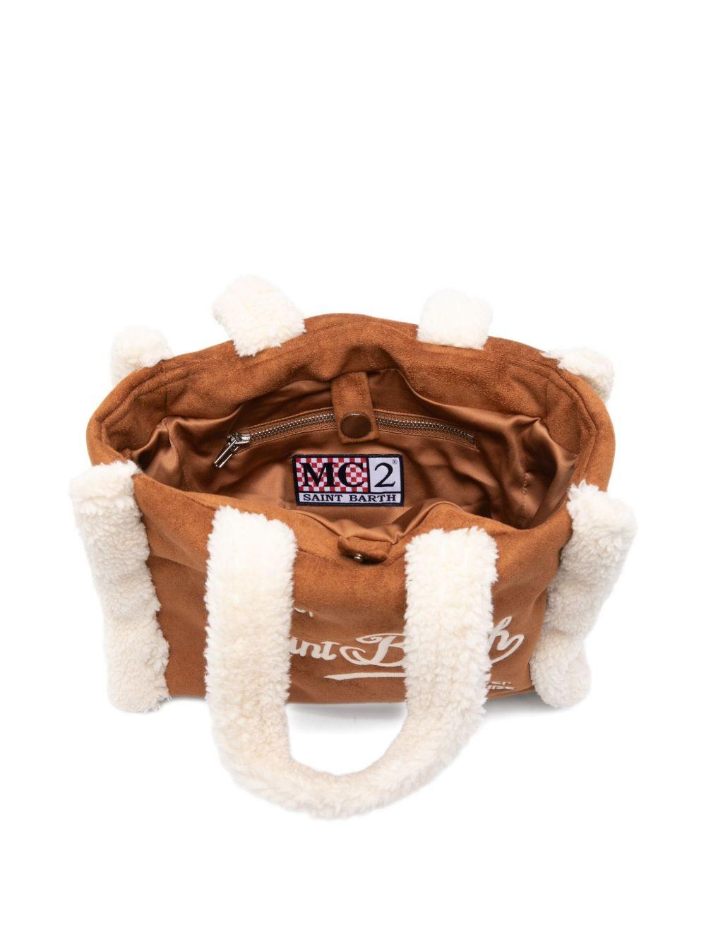 Borsa marrone per bambina COL0031 00486I MC2 Saint Barth Kids