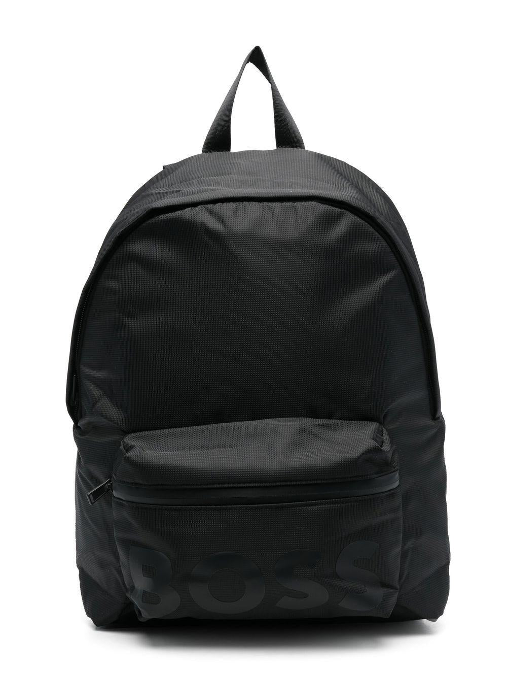 Zaino nero per bambini con logo