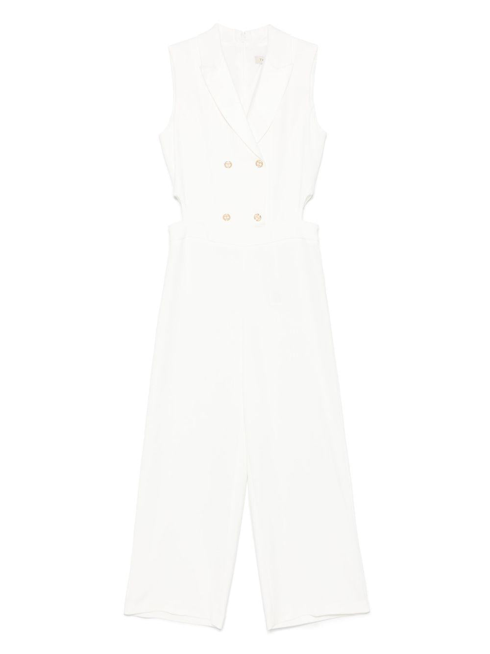 Ecru tracksuit for girls