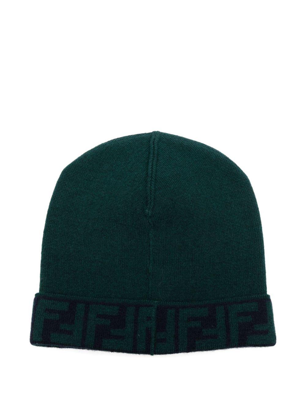 Cappello verde/blu per bambino BUP081AV7B F0L5W Fendi Kids