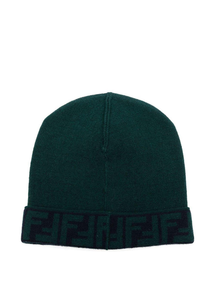 Cappello verde/blu per bambino BUP081AV7B F0L5W Fendi Kids