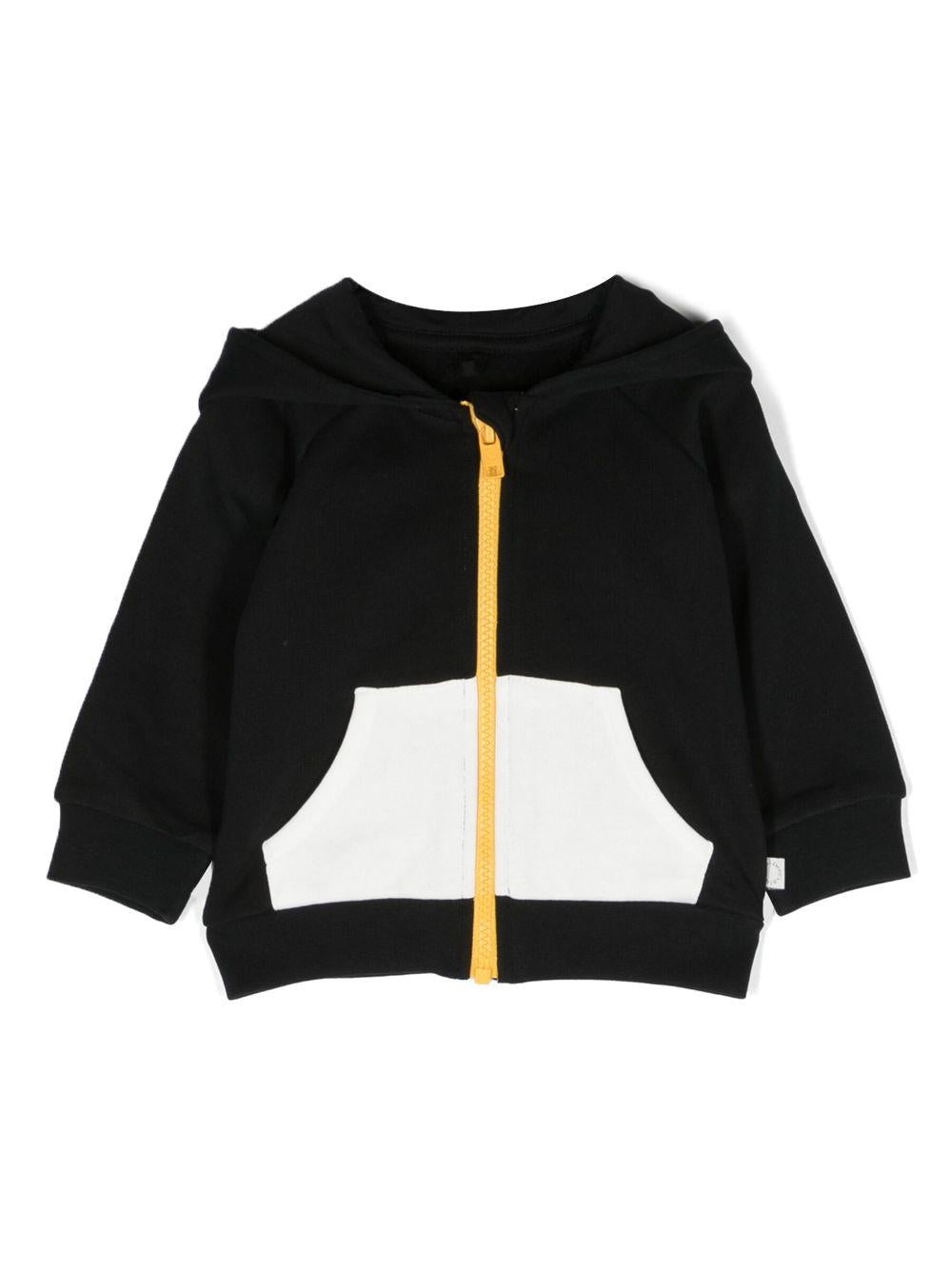 Black sweatshirt for newborns