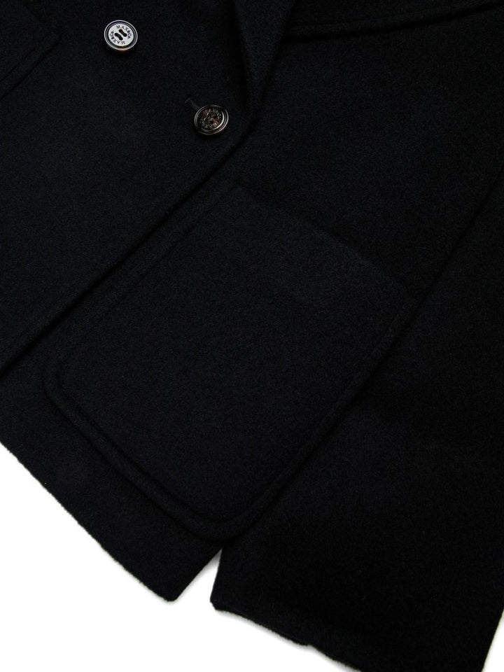 Cappotto nero per bambina MX0229MX052 MX900 Max&co Kids
