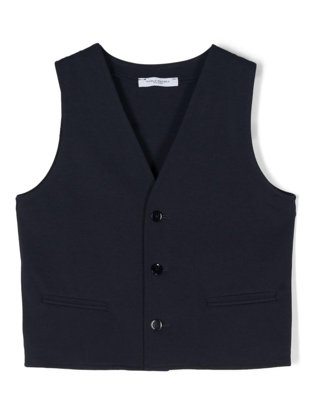 Gilet blu per bambino