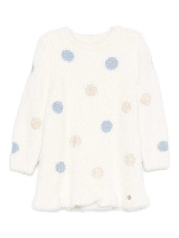Abito bianco per bambino HF5068MA94O M9983 Liu Jo