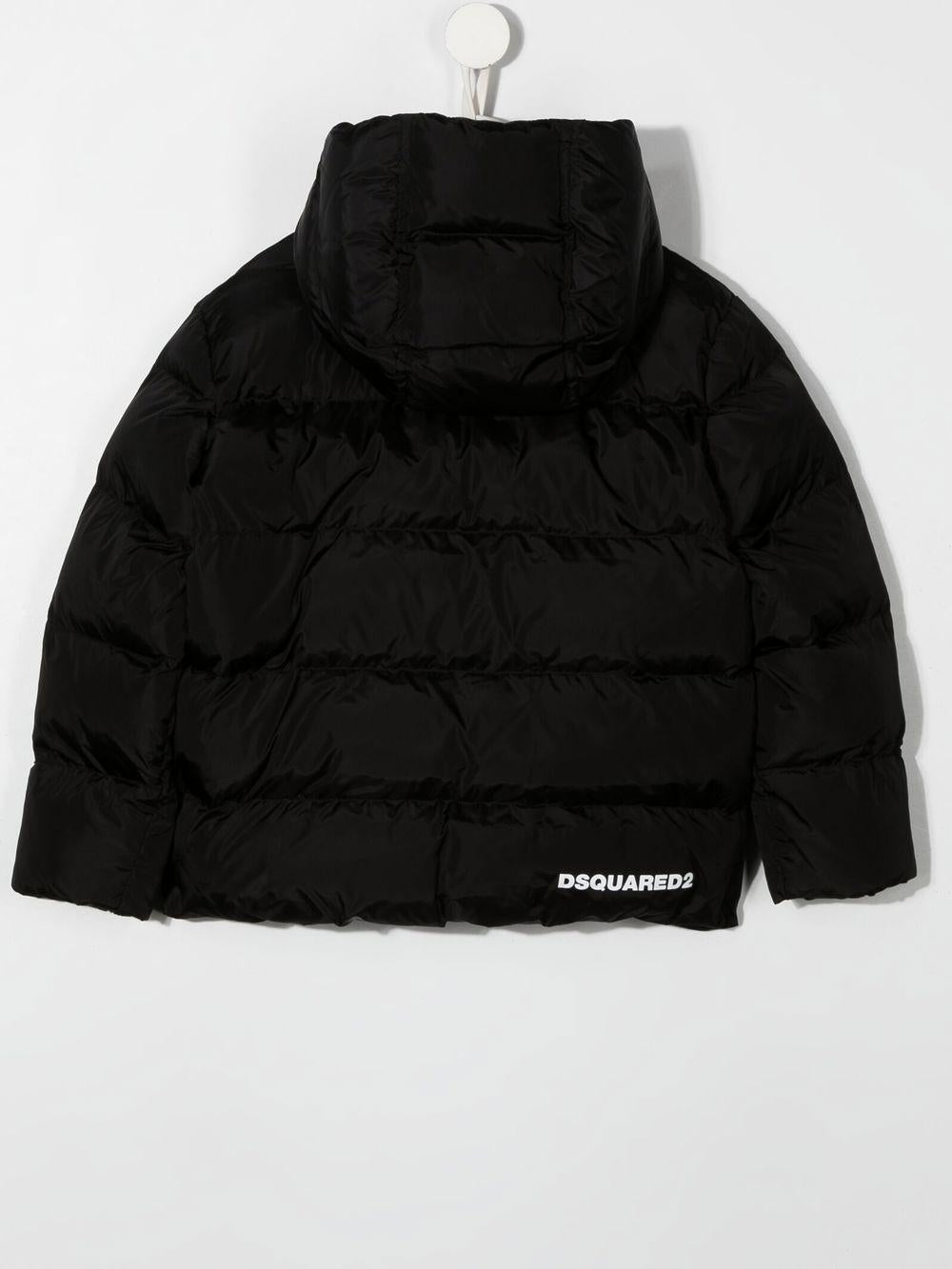 Giubbotto nero per bambino DQ1090D00BN DQ900 Dsquared2 Kids