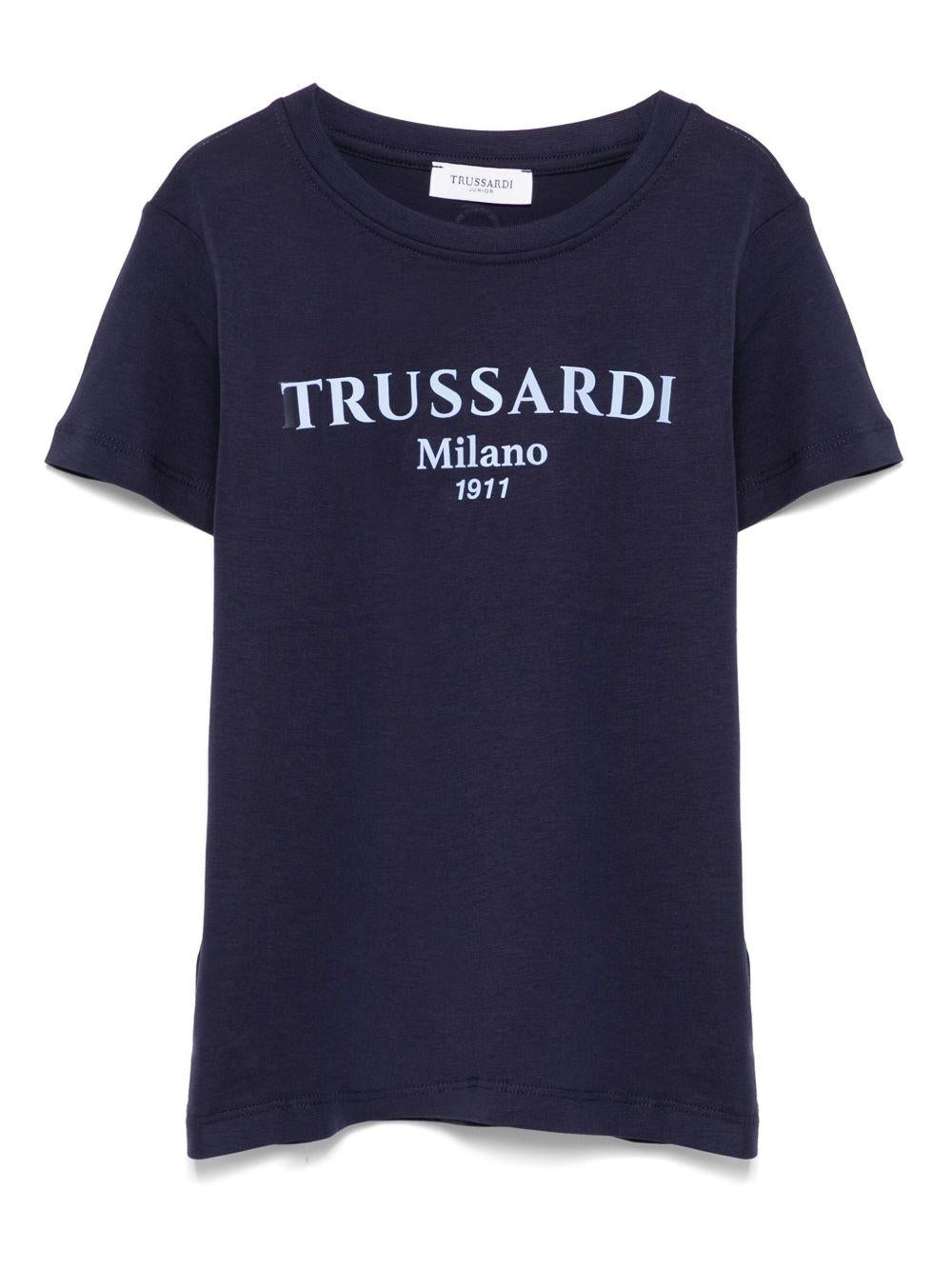 T-shirt blu navy per bambino