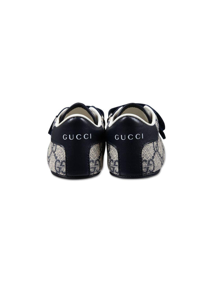 Sneakers blu beige per neonato 772387FACX3 4054 Gucci Kids