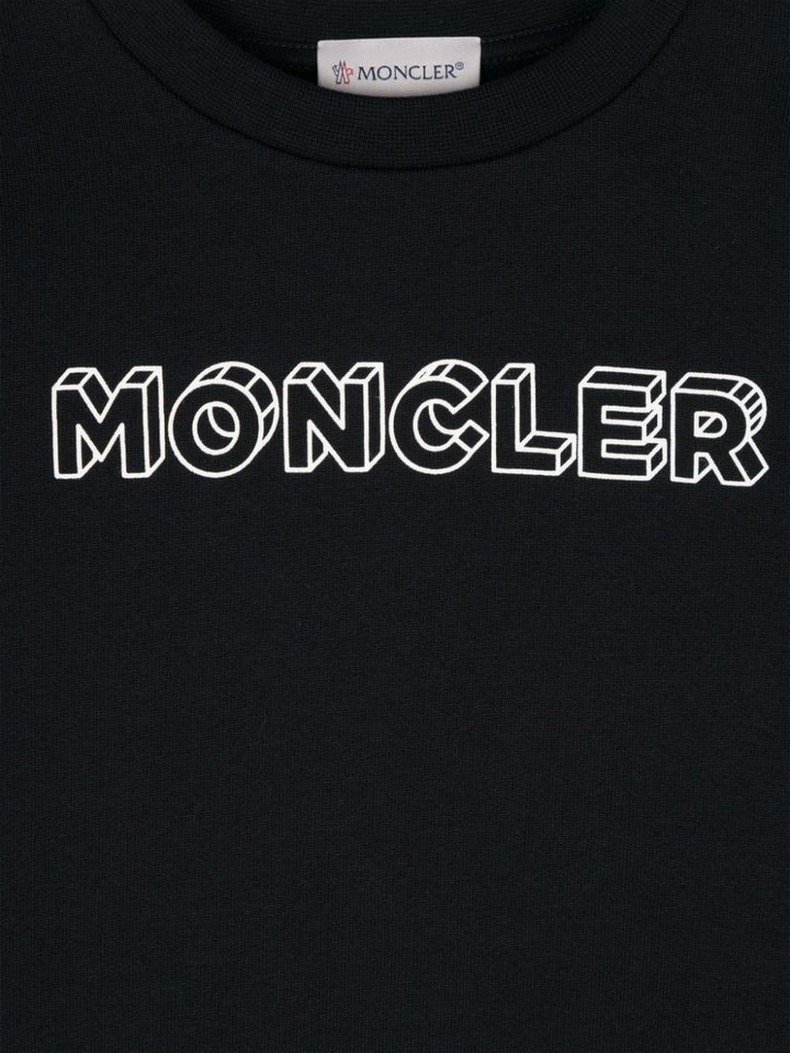 Midnight blue sweatshirt for boys with logo