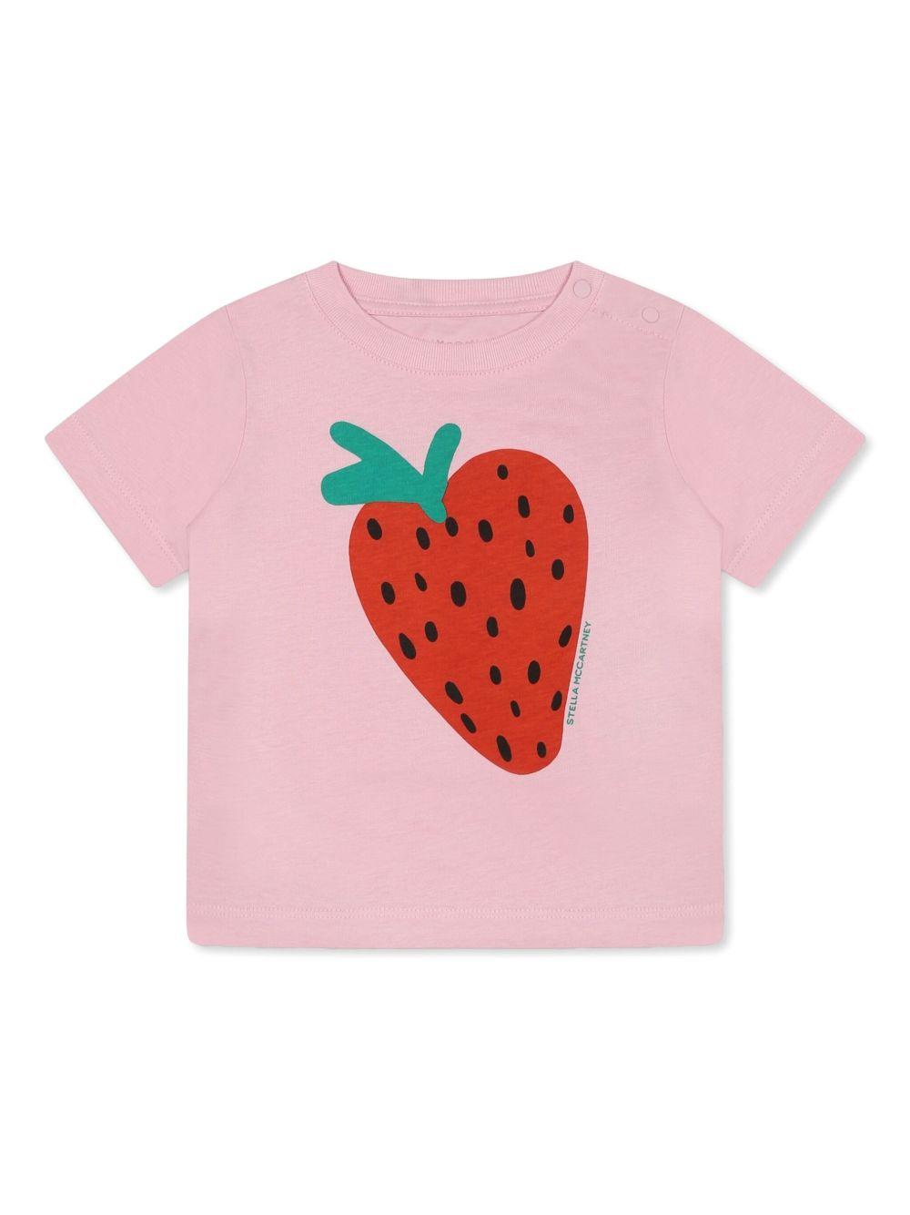 T-shirt rosa per neonata