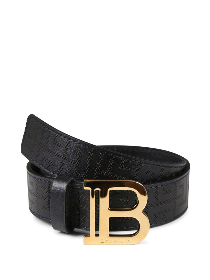 Cintura nera per bambina BW0Q31Z0847 930OR Balmain Kids