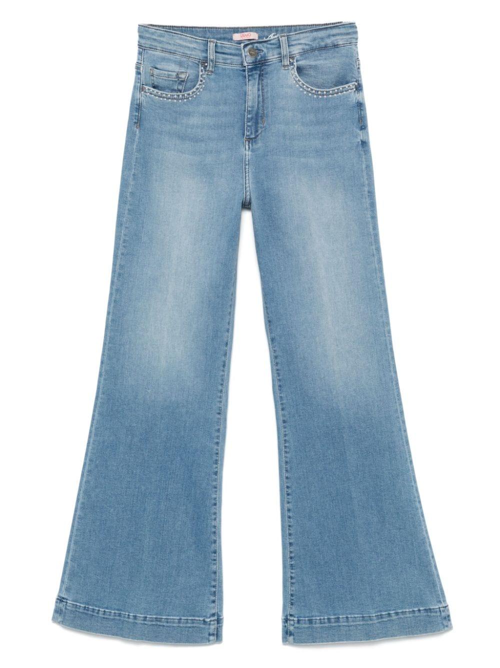 Jeans blu lavato per bambina