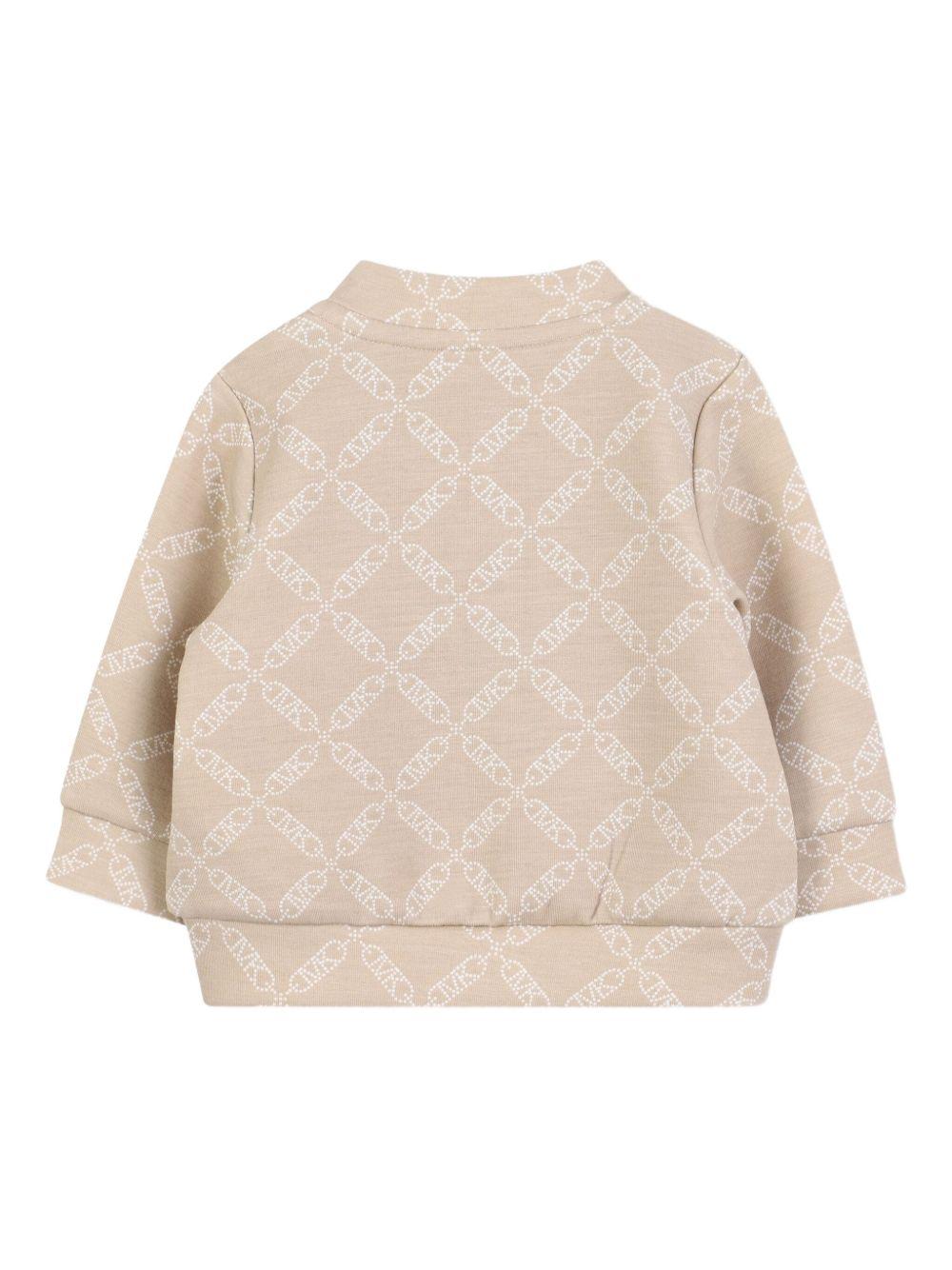 Completo beige/bianco per neonata R30502 23B Michael Kors Kids