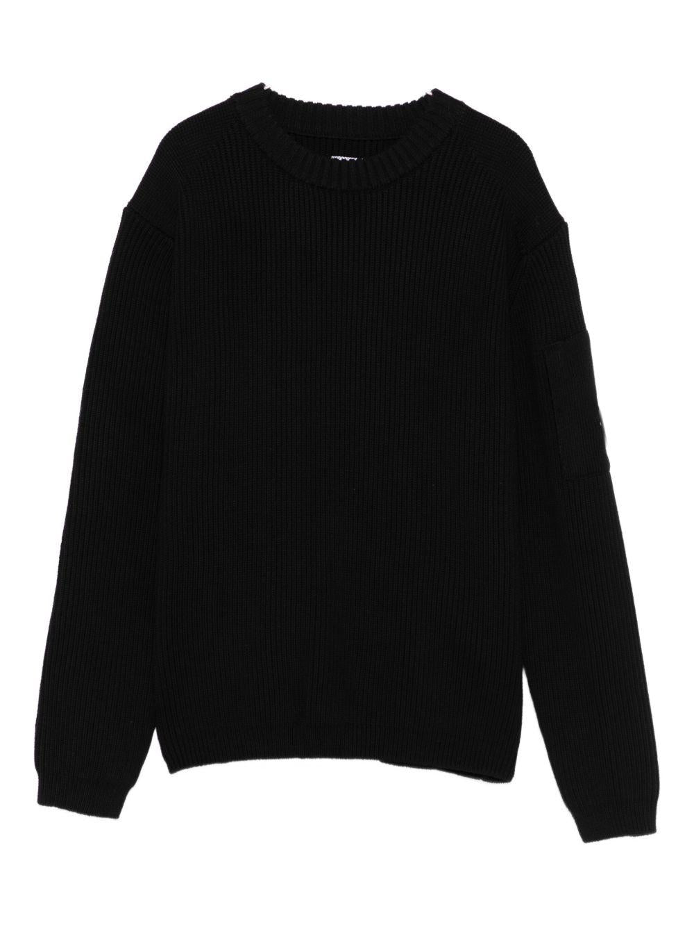 Maglione nero per bambino CUW00HLHE76 60100 C.P Company Kids