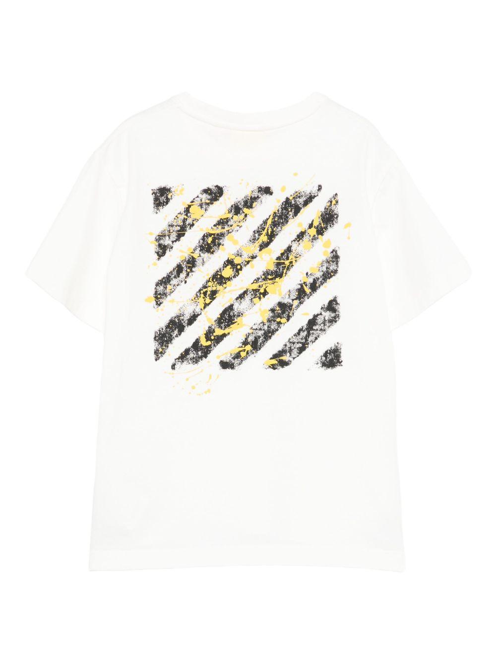 T-shirt bianco per bambino OBAA002F25JER00A 0118 Off White Kids