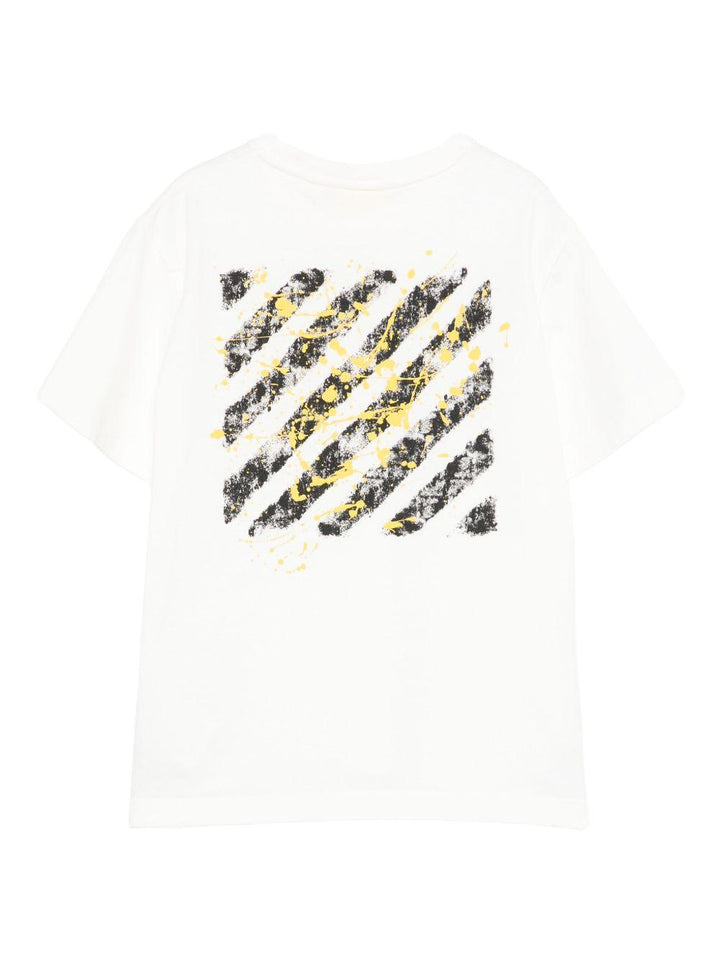 T-shirt bianco per bambino OBAA002F25JER00A 0118 Off White Kids