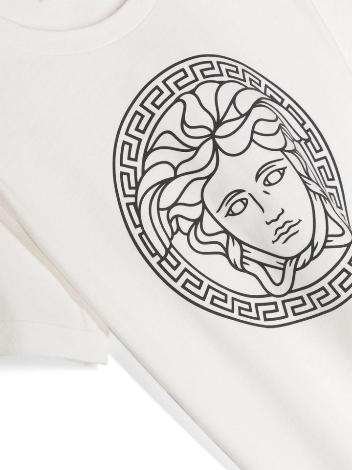 T-shirt nera per bambino con logo