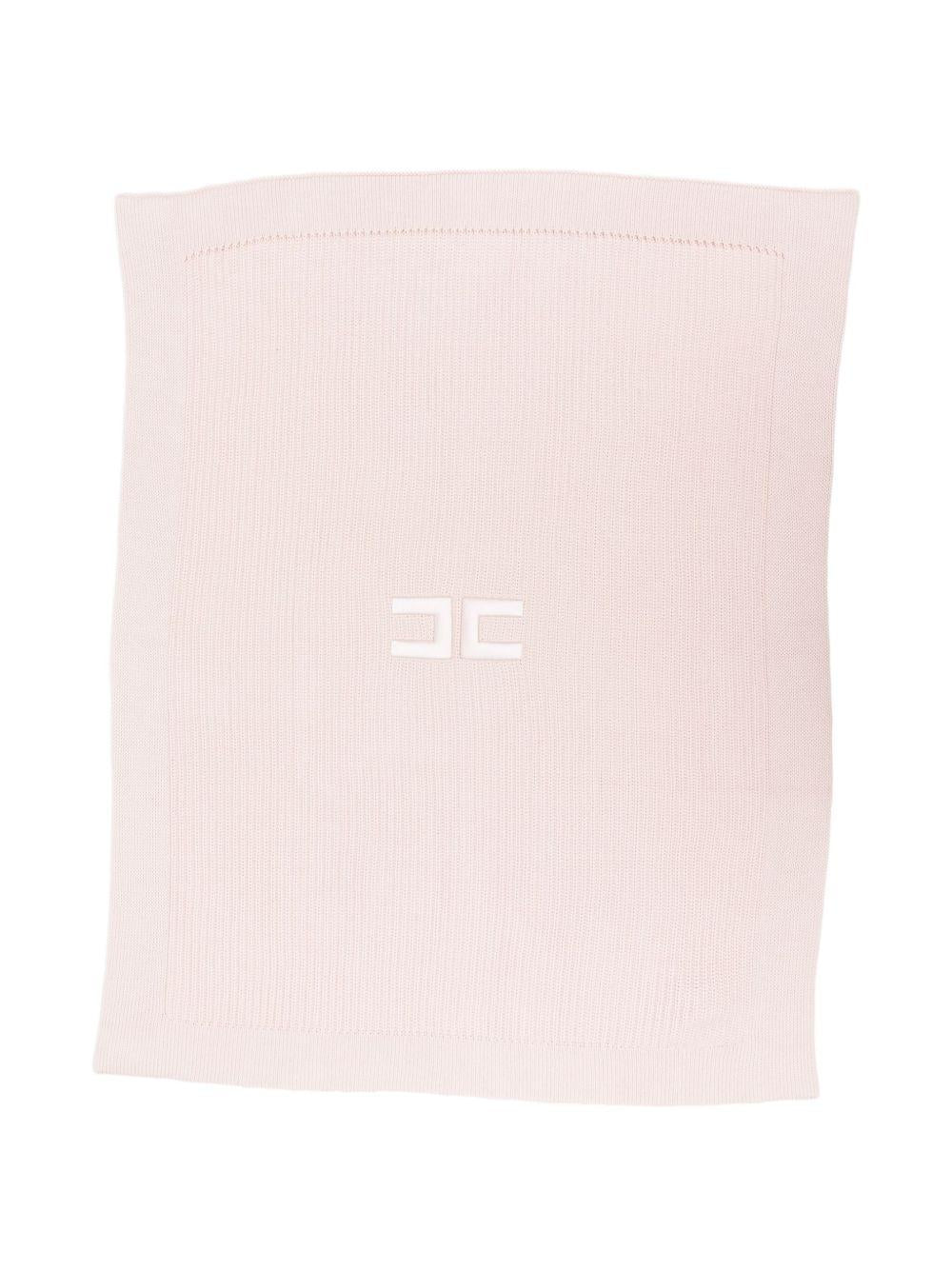 Coperta rosa per neonata ENCO077CFL061 C037 Elisabetta Franchi Kids