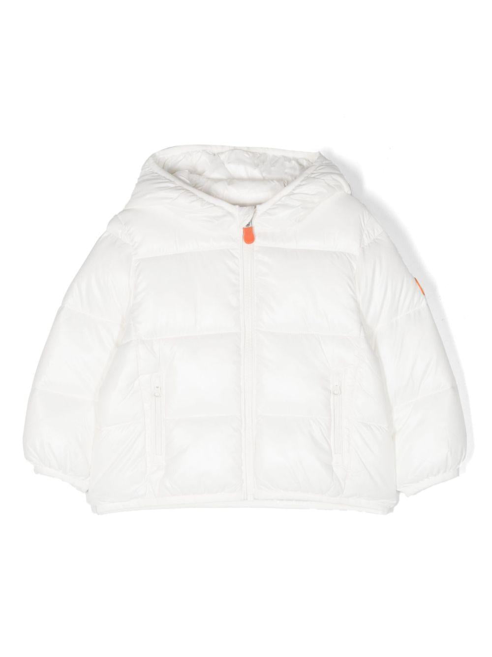 Save the Duck Kids White Baby Jacket