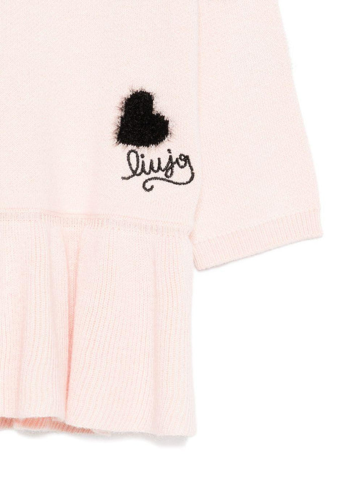 Abito rosa per bambina HF5043MA07E M9693 Liu Jo