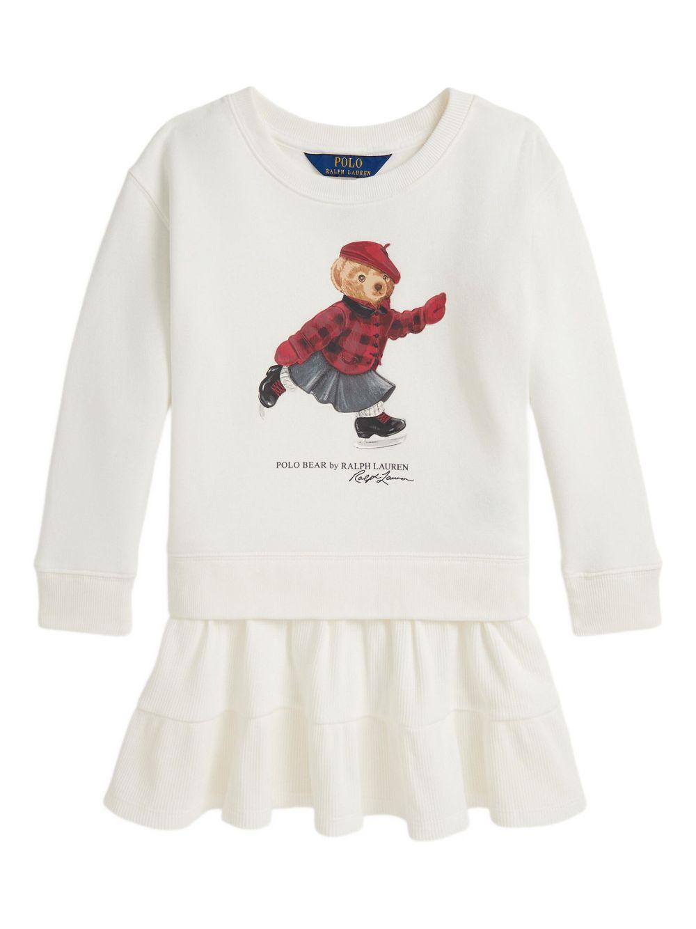 Abito bianco per bambina 312981086 001 Ralph Lauren Kids