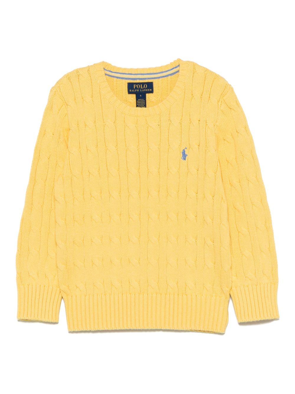 Maglione giallo banana per bambino