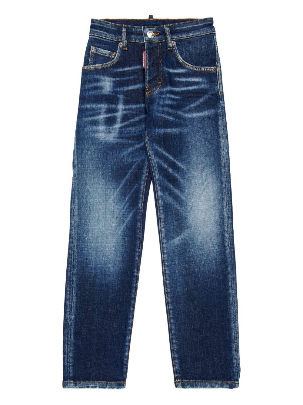 Jeans blu indaco per bambino