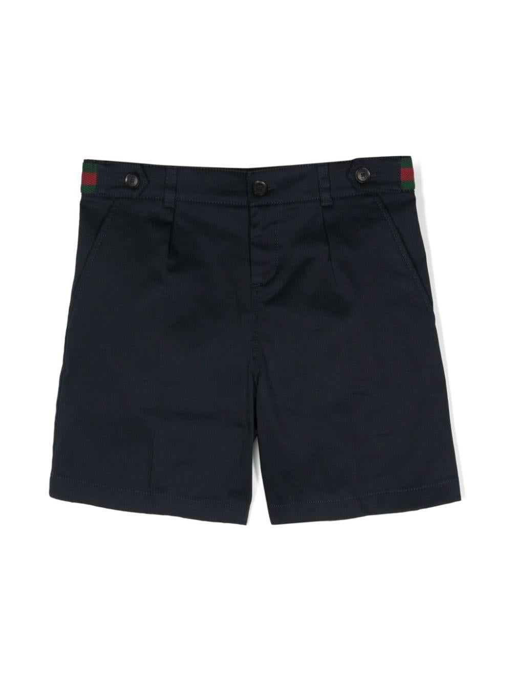 Bermuda blu per bambino in cotone
