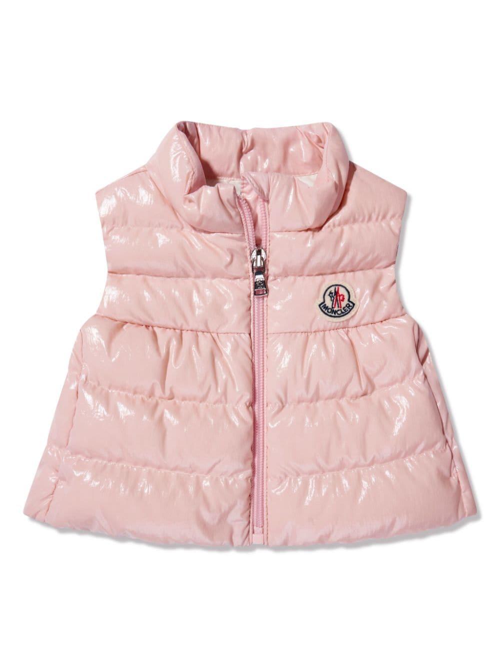 Hiva pink vest for baby girls