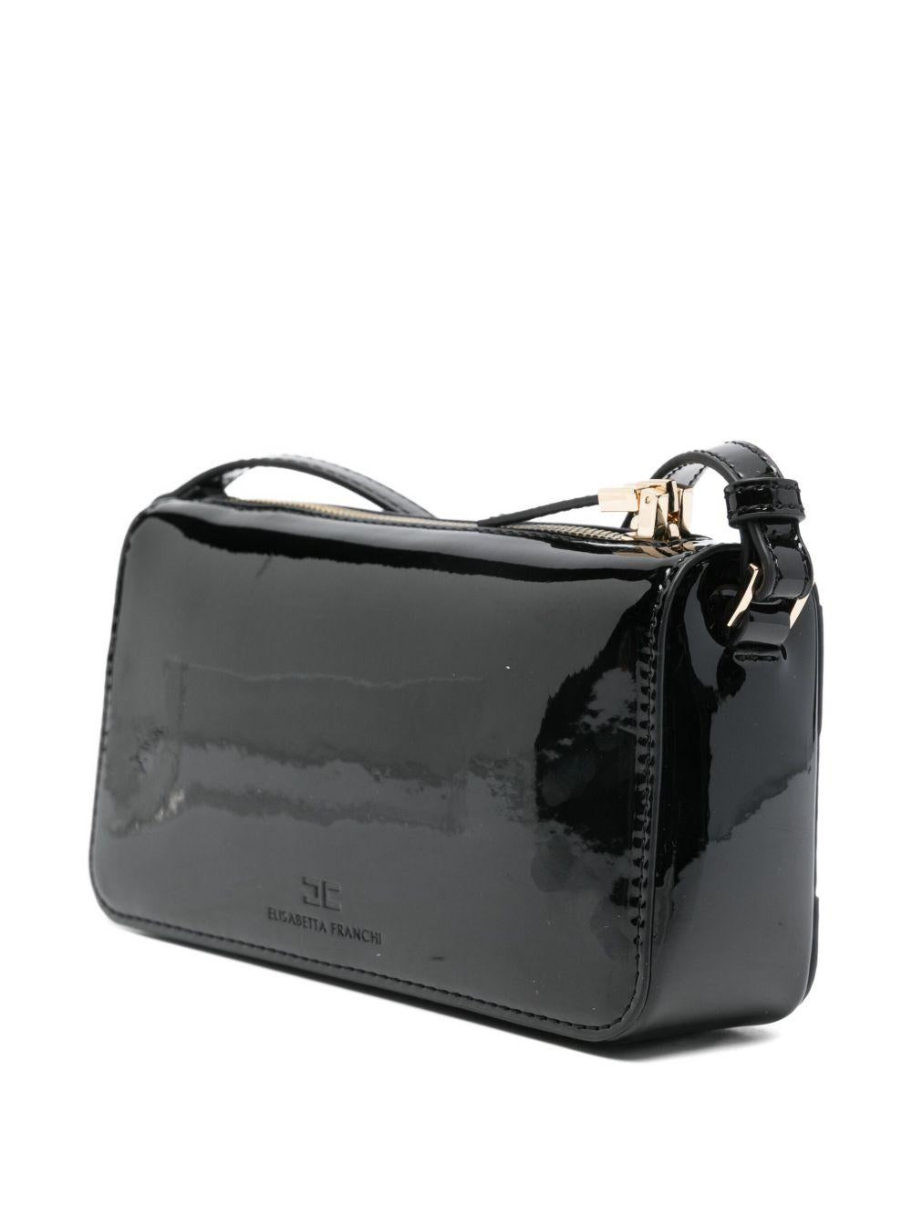 Borsa nera per bambina EFBO109CTV078 N000 Elisabetta Franchi Kids
