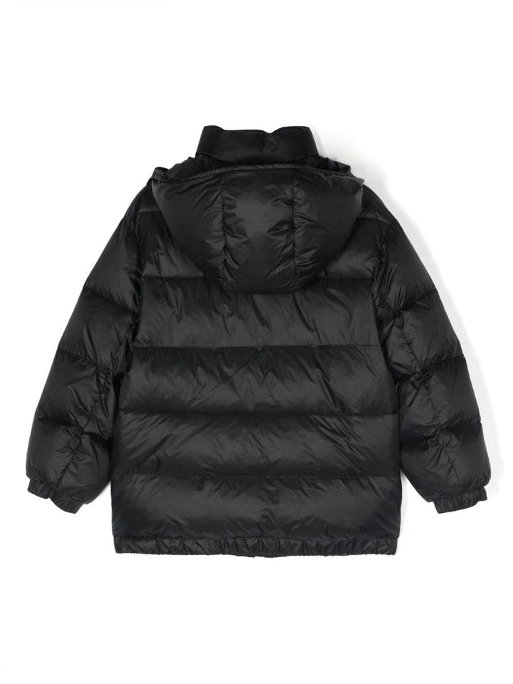 Black padded jacket for children