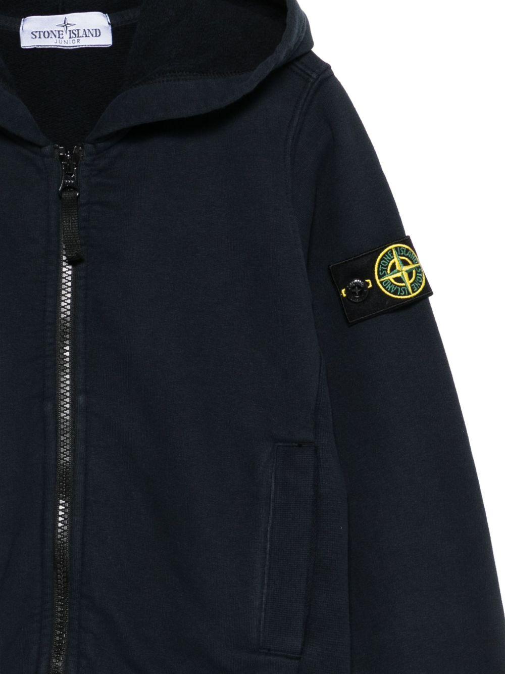 Felpa blu navy per bambino 66100003S0A20 V0020 Stone Island Kids