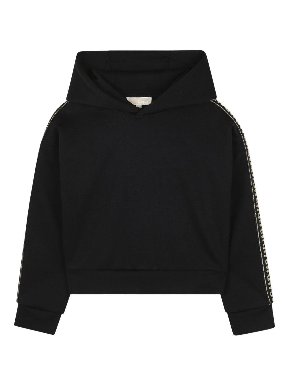Felpa nera per bambino R30478 09B Michael Kors Kids