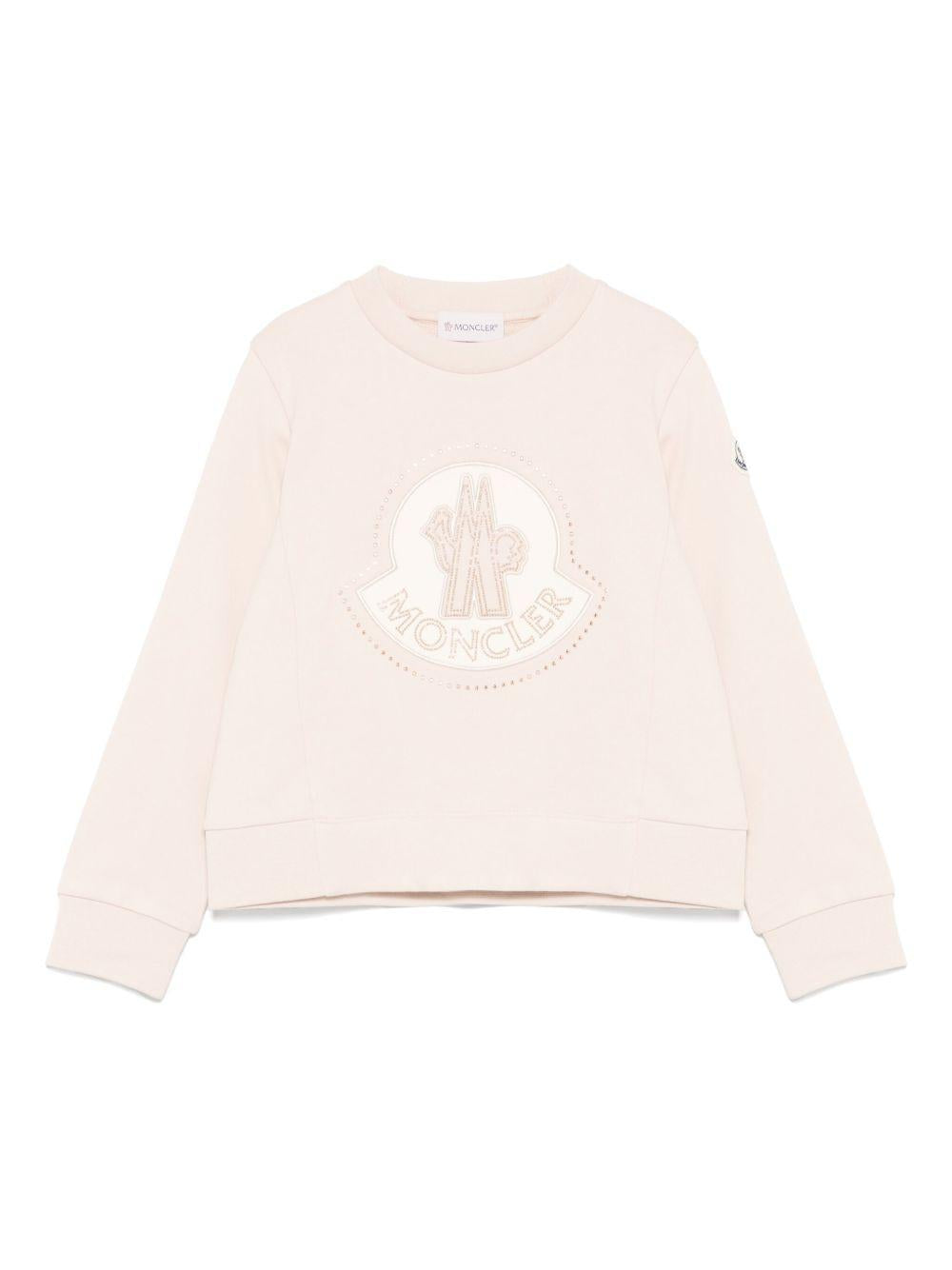 Felpa rosa polvere per bambina