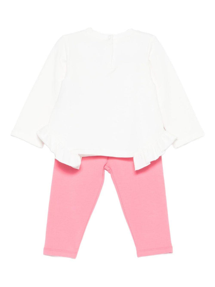 Completo rosa/bianco per neonata HF5038F0724 C3827 Liu Jo