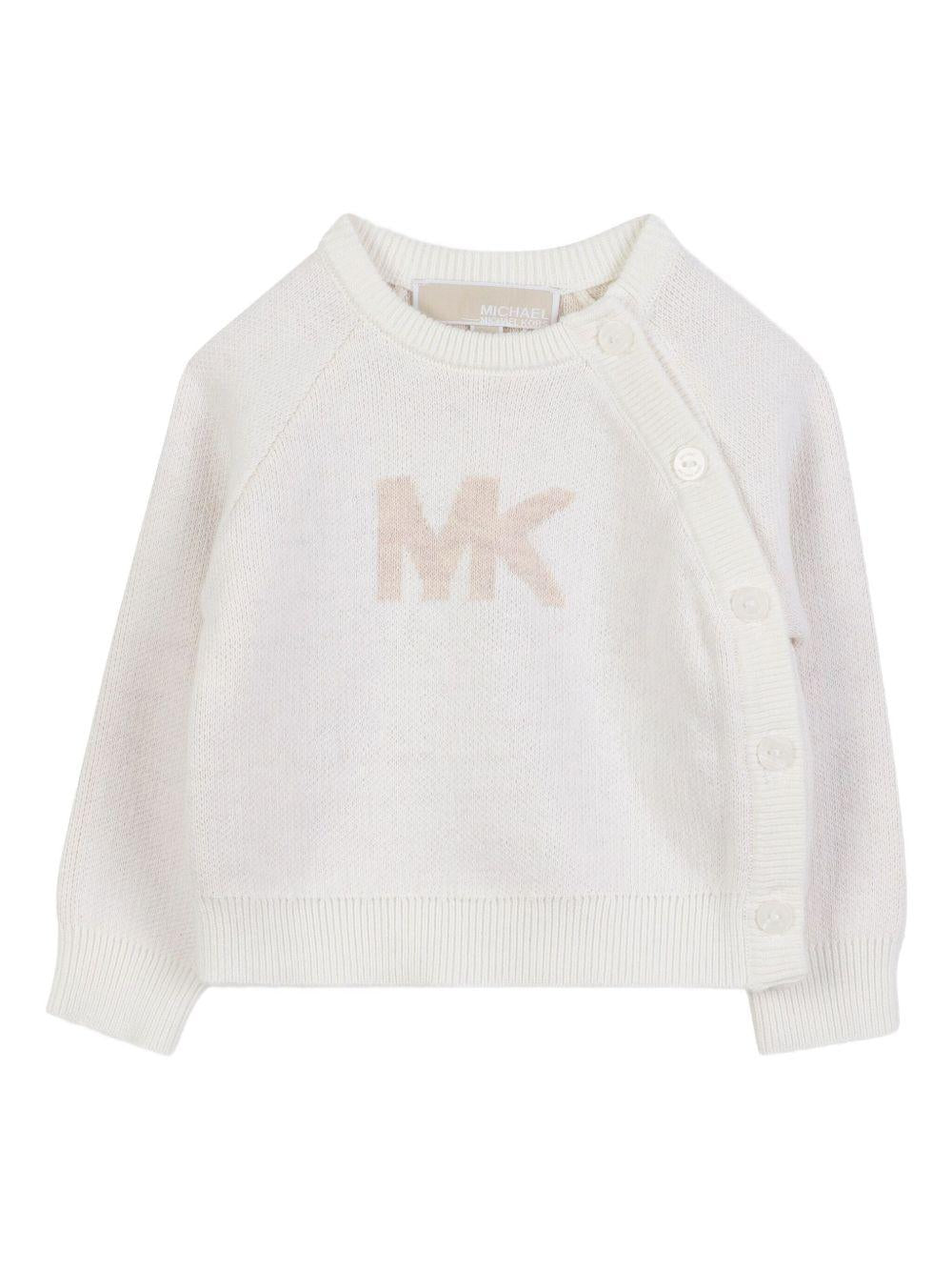 Completo bianco/oro per neonata R30501 N52 Michael Kors Kids