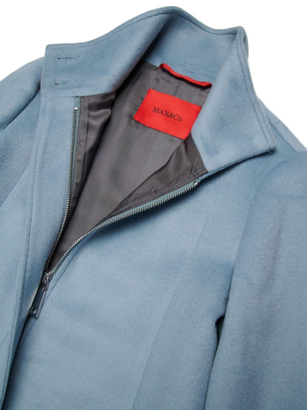 Cappotto azzurro per bambina MX0230MX079 MX803 Max&co Kids