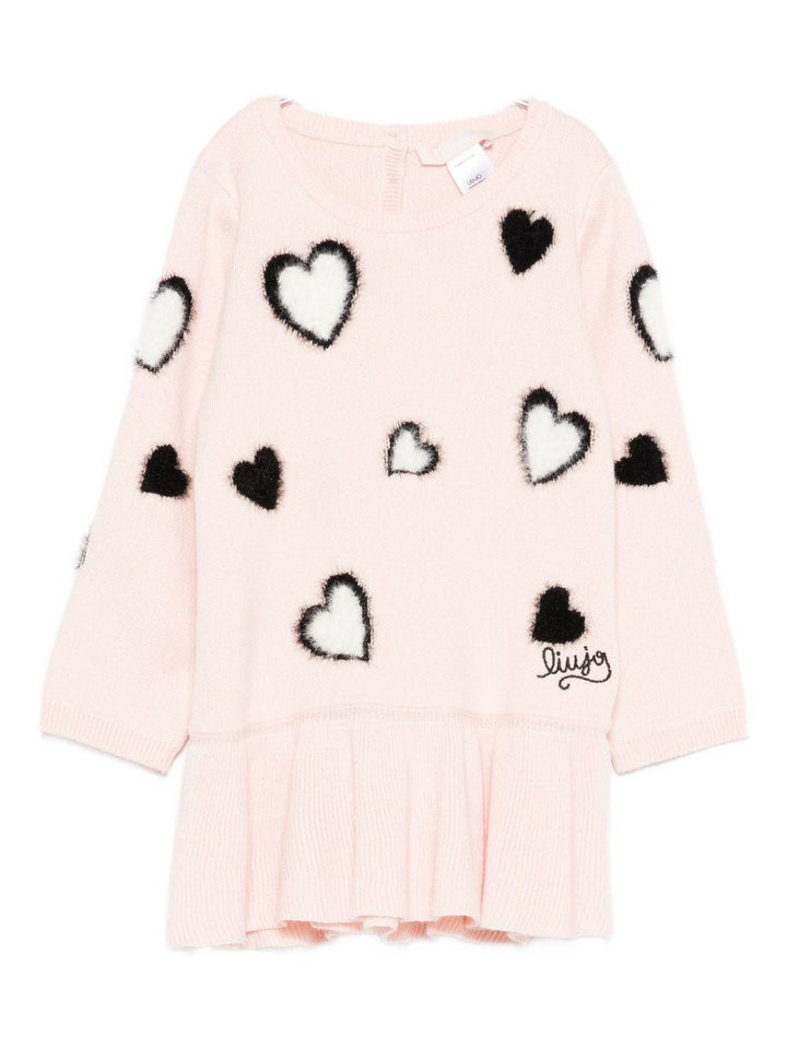 Abito rosa per bambina HF5043MA07E M9693 Liu Jo